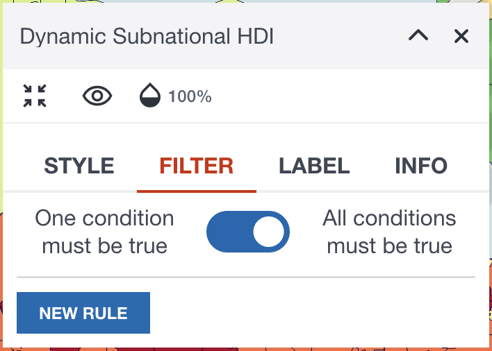 Adding new filter rule
